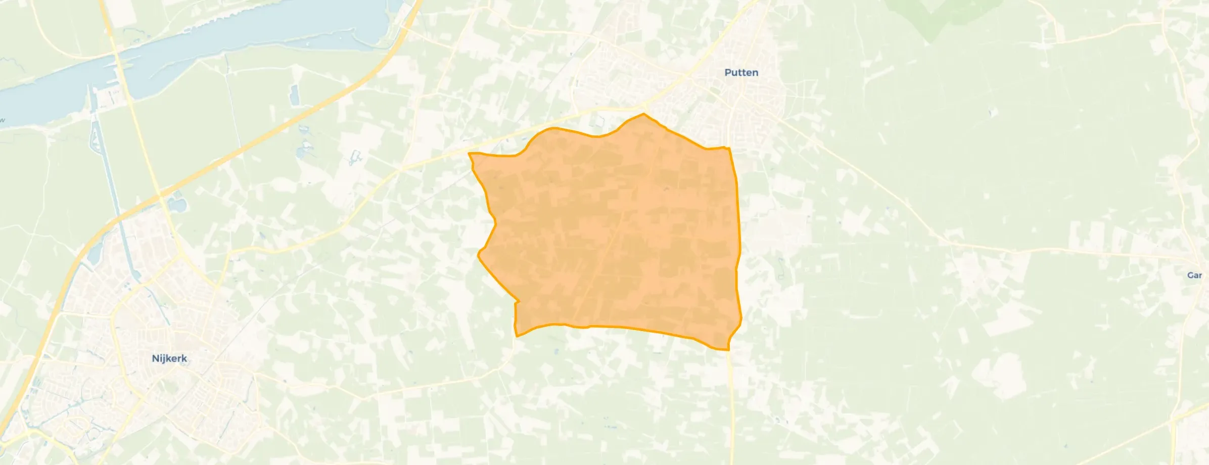 Verspreide huizen Huinen en Halvinkhuizen