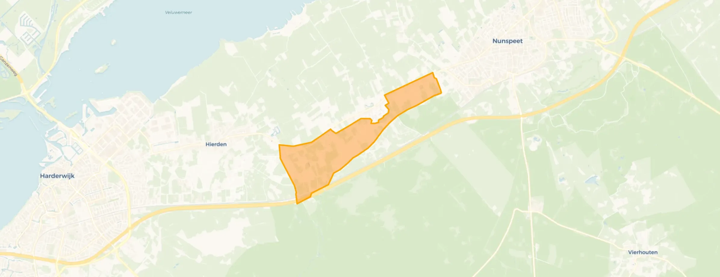 Buurt Verspreide huizen Hulshorst, Hulshorst