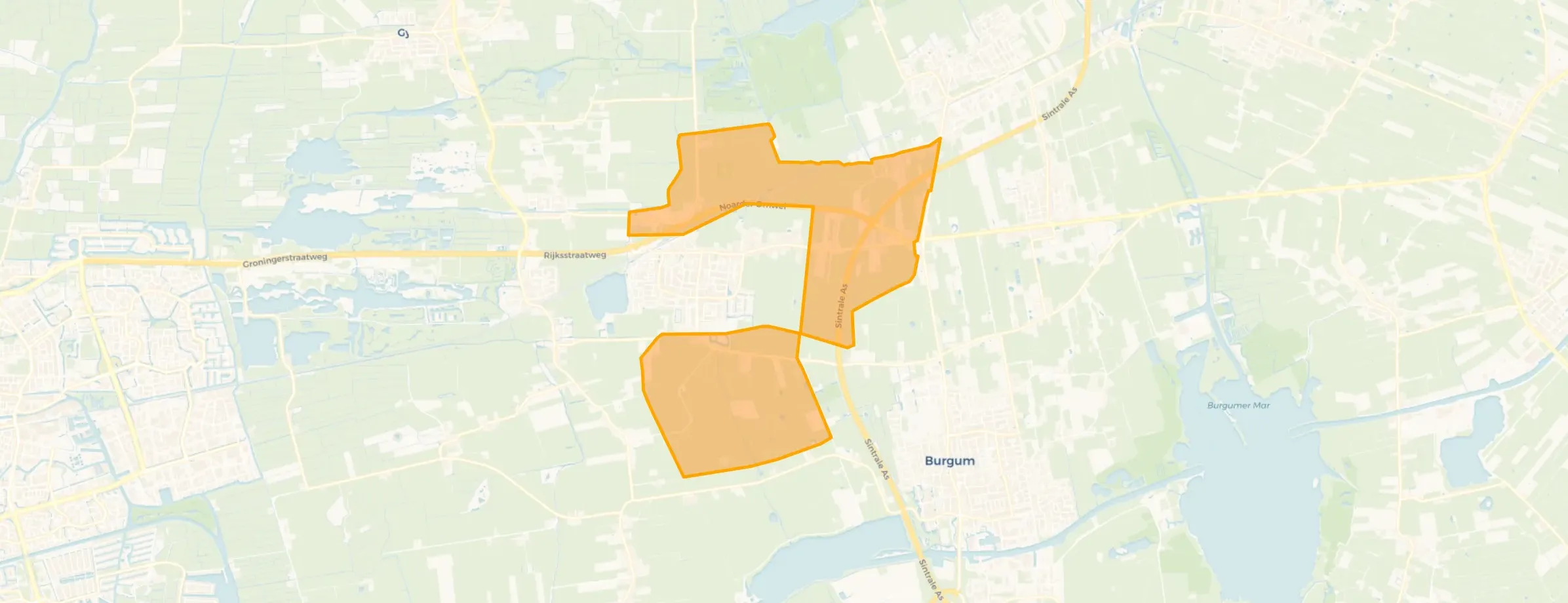 Verspreide huizen Hurdegaryp