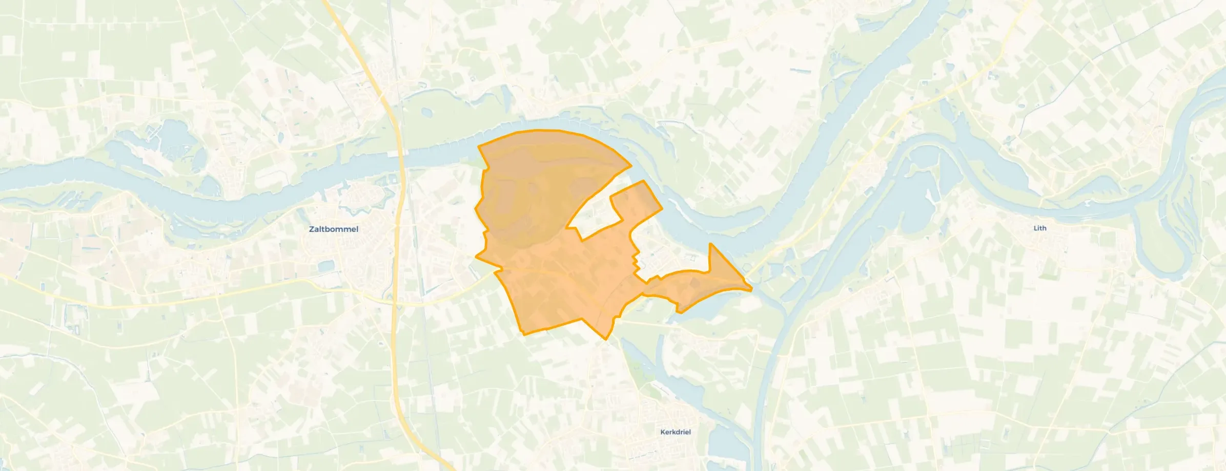 Buurt Verspreide huizen Hurwenen en Rossum, Rossum