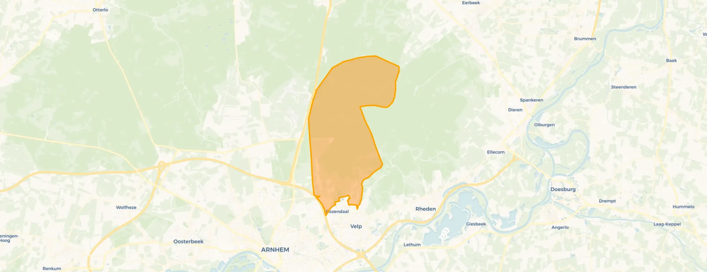 Verspreide huizen Imbosch en Terlet