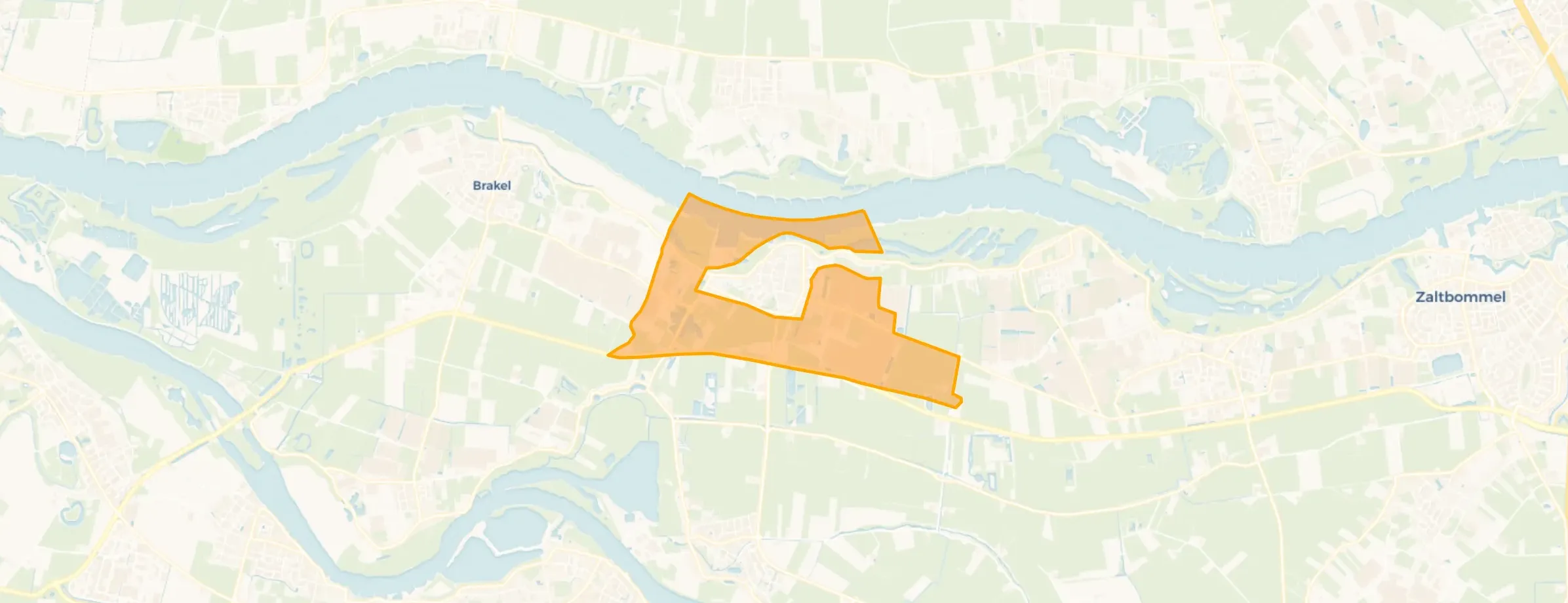 Buurt Verspreide huizen in de polder Zuilichem en omgeving, Zuilichem