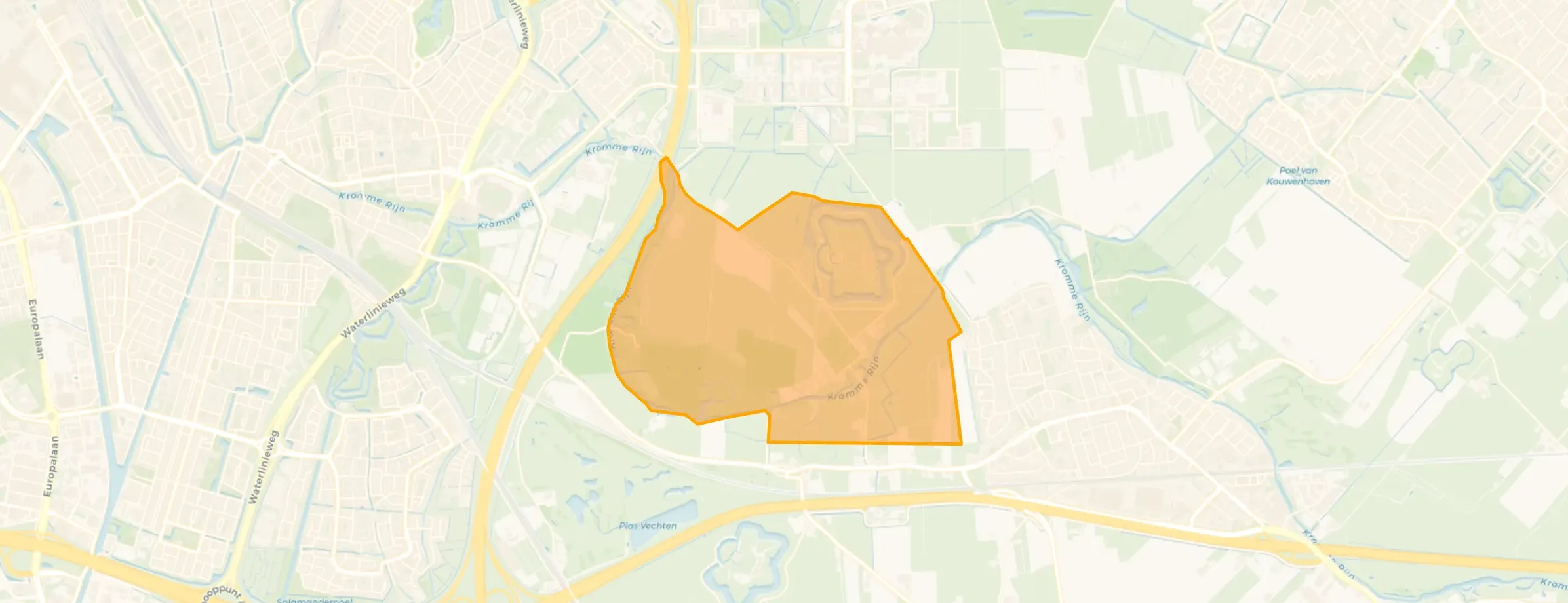 Verspreide huizen in het noorden