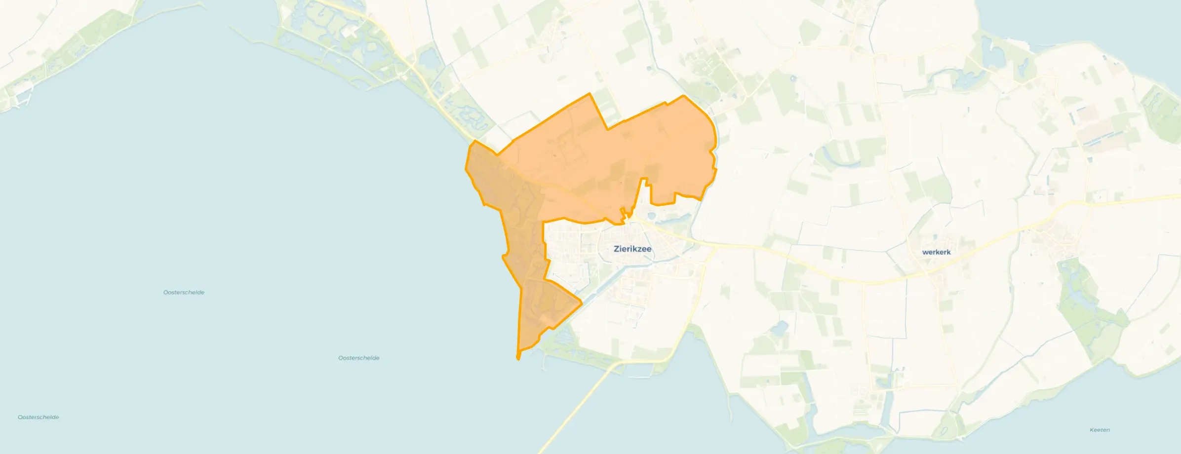 Buurt Verspreide huizen in het Noorden en Westen, Zierikzee