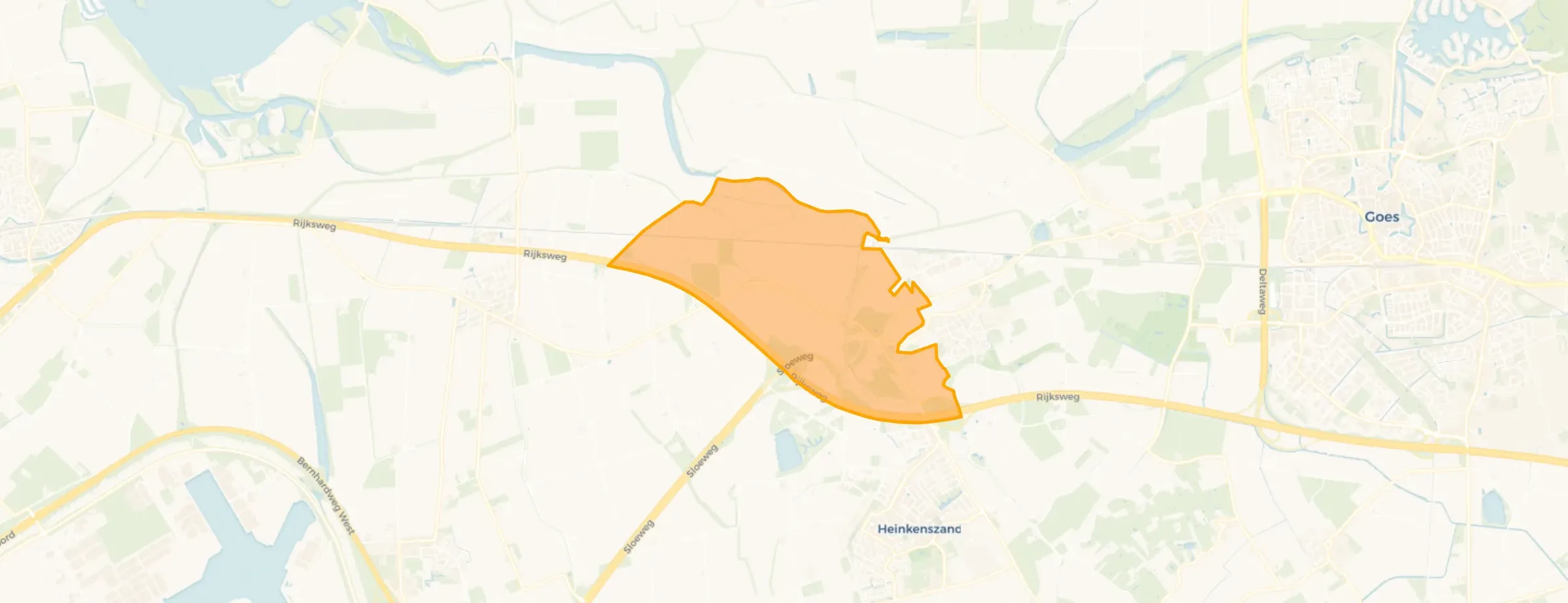 Verspreide huizen in het Westen