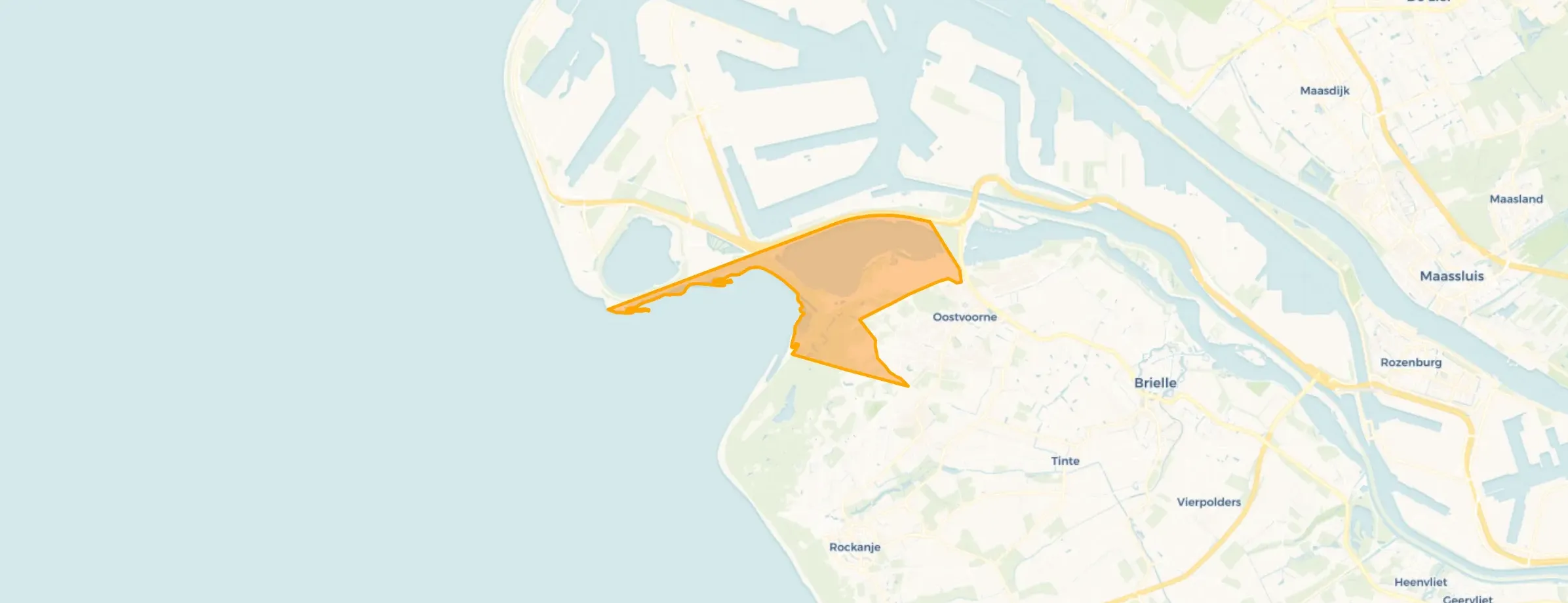 Kaart van Verspreide huizen in het Westen