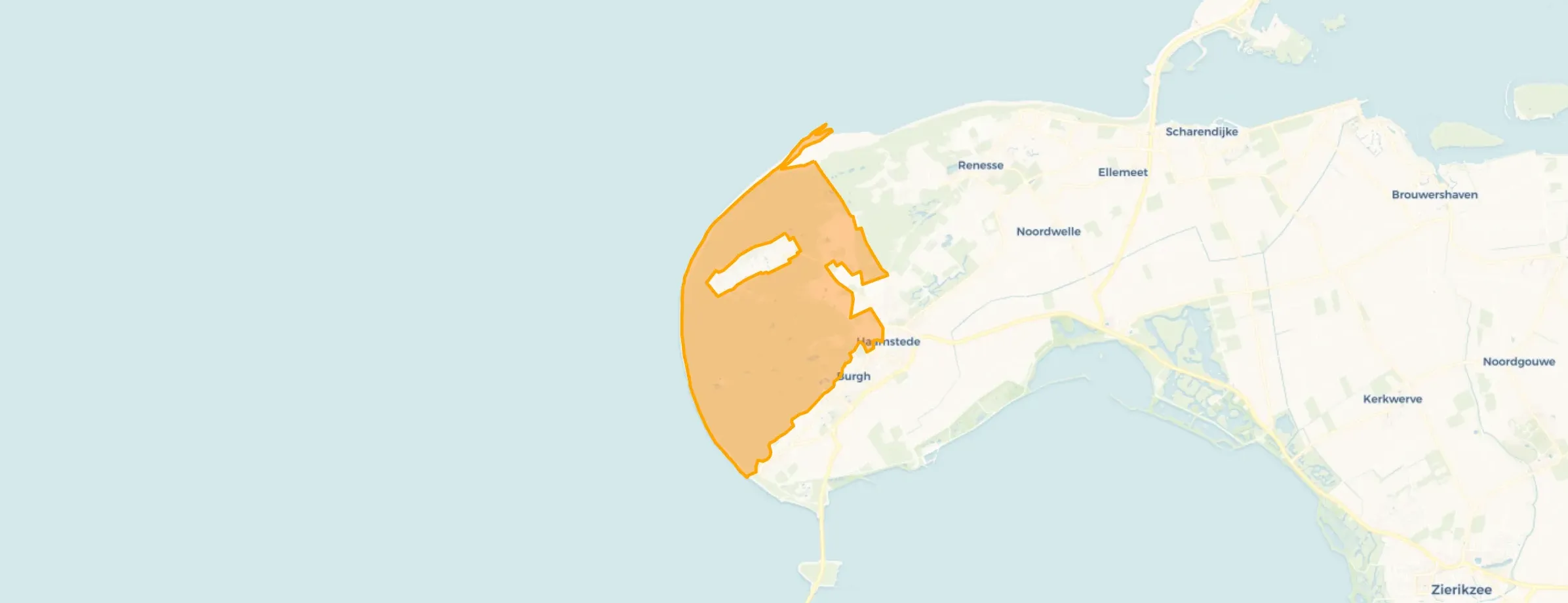 Buurt Verspreide huizen in het Zandgebied, Burgh-Haamstede