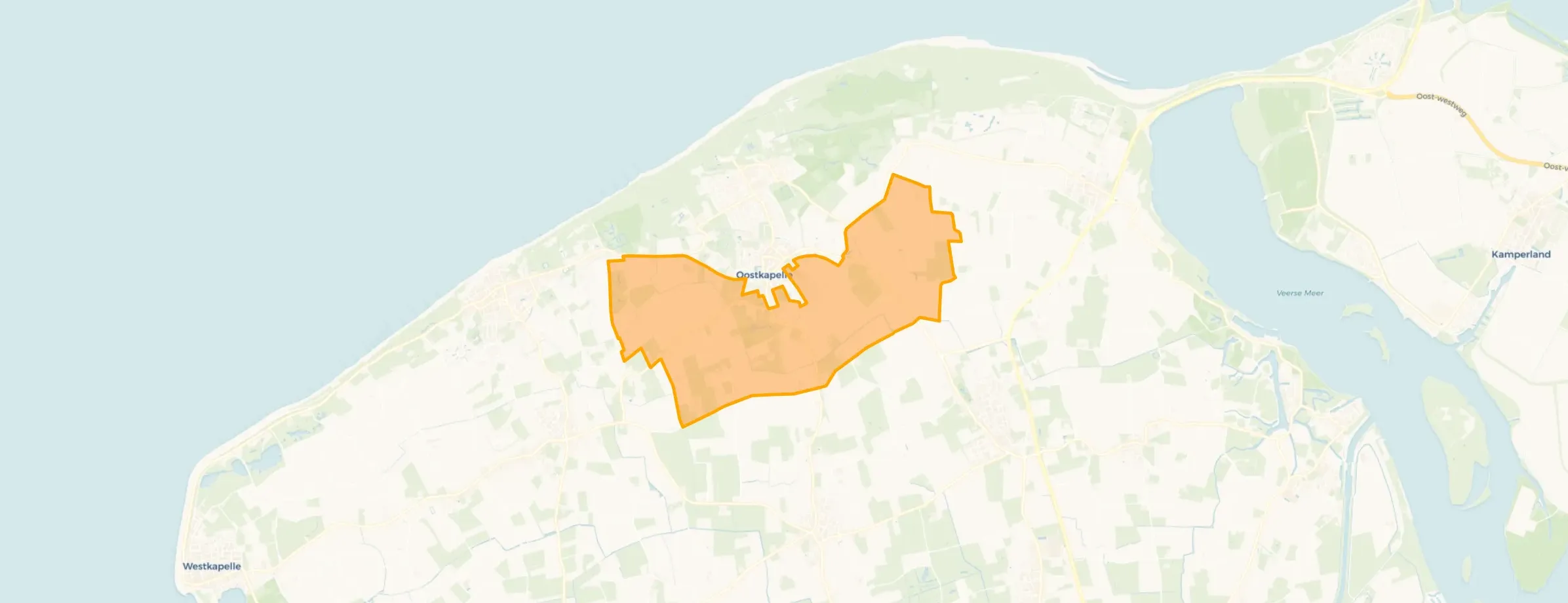 Buurt Verspreide huizen in het Zuiden, Oostkapelle