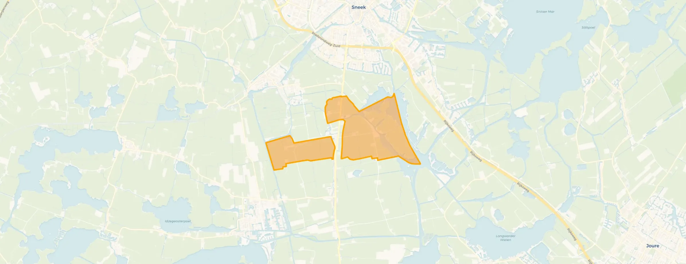 Verspreide huizen Jutrijp