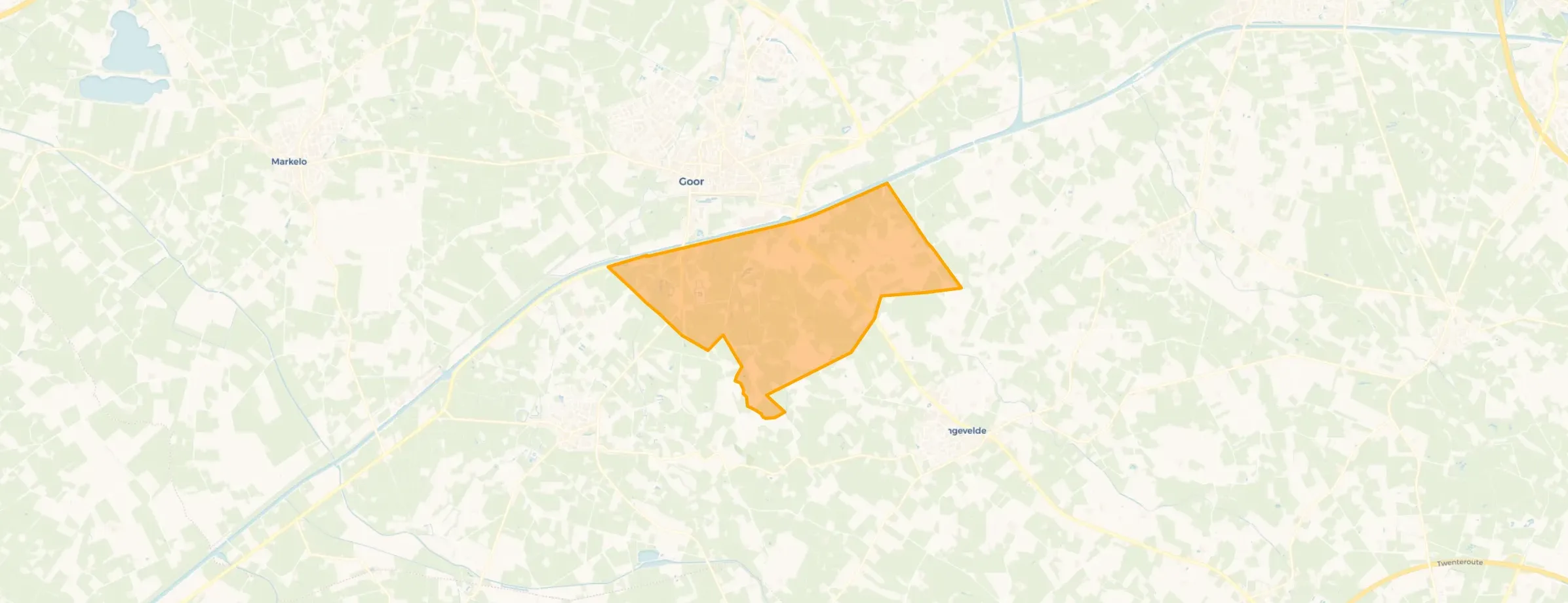 Verspreide huizen Kerspel en Goor