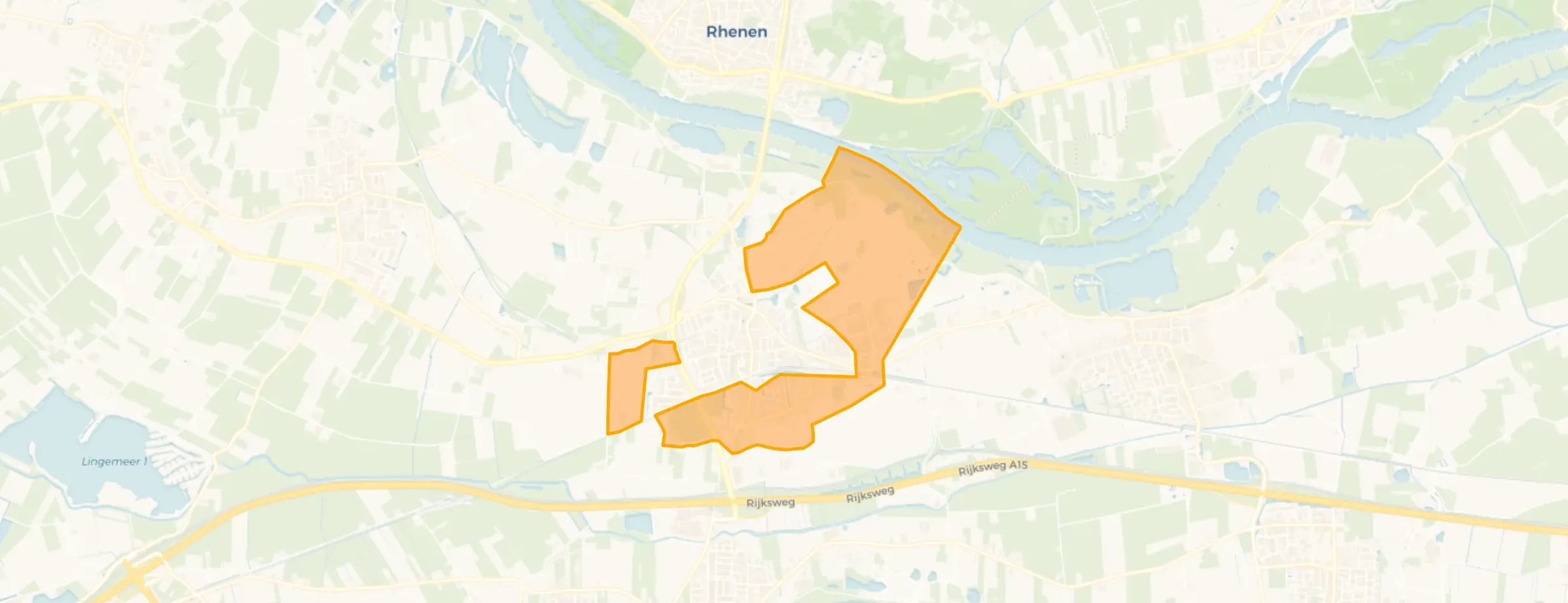 Verspreide huizen Kesteren in Neder-Betuwe