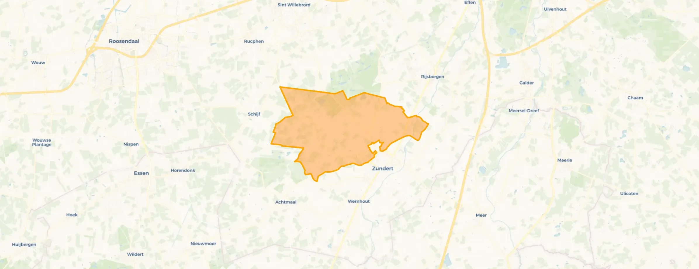 Buurt Verspreide huizen Klein-Zundert, Klein Zundert