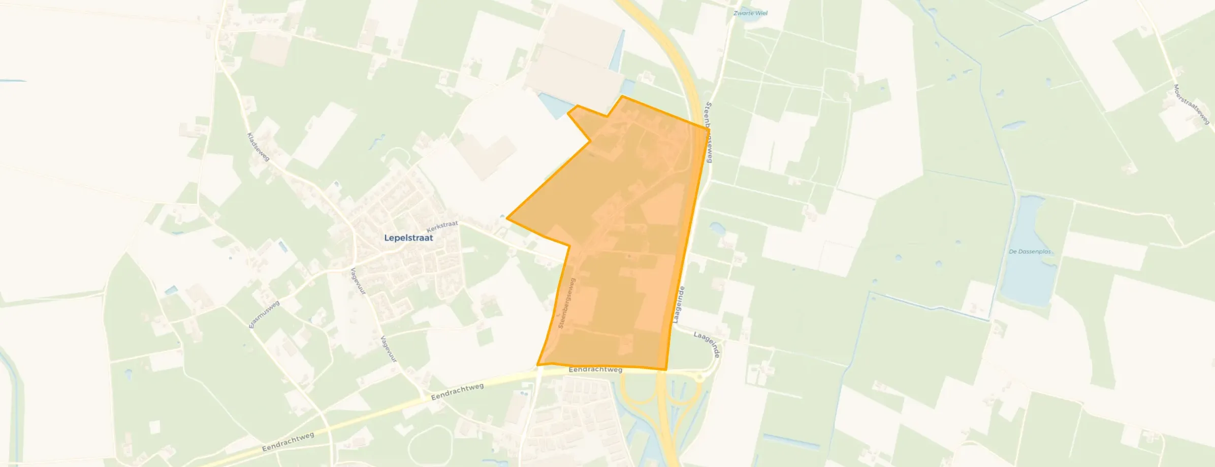 Verspreide huizen Klutsdorp
