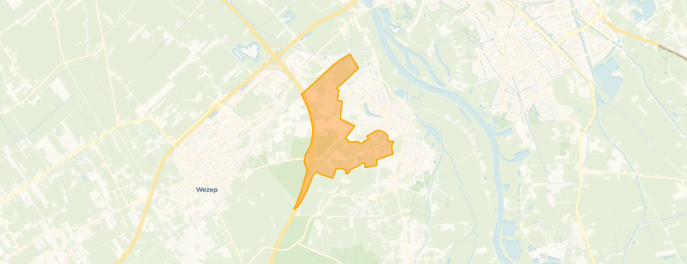 Buurt Verspreide huizen Koeweg en Molecaten, Hattem