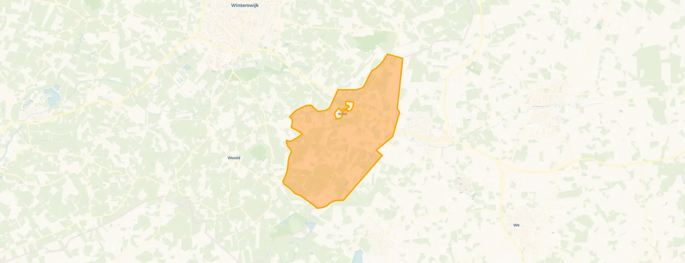 Verspreide huizen Kotten