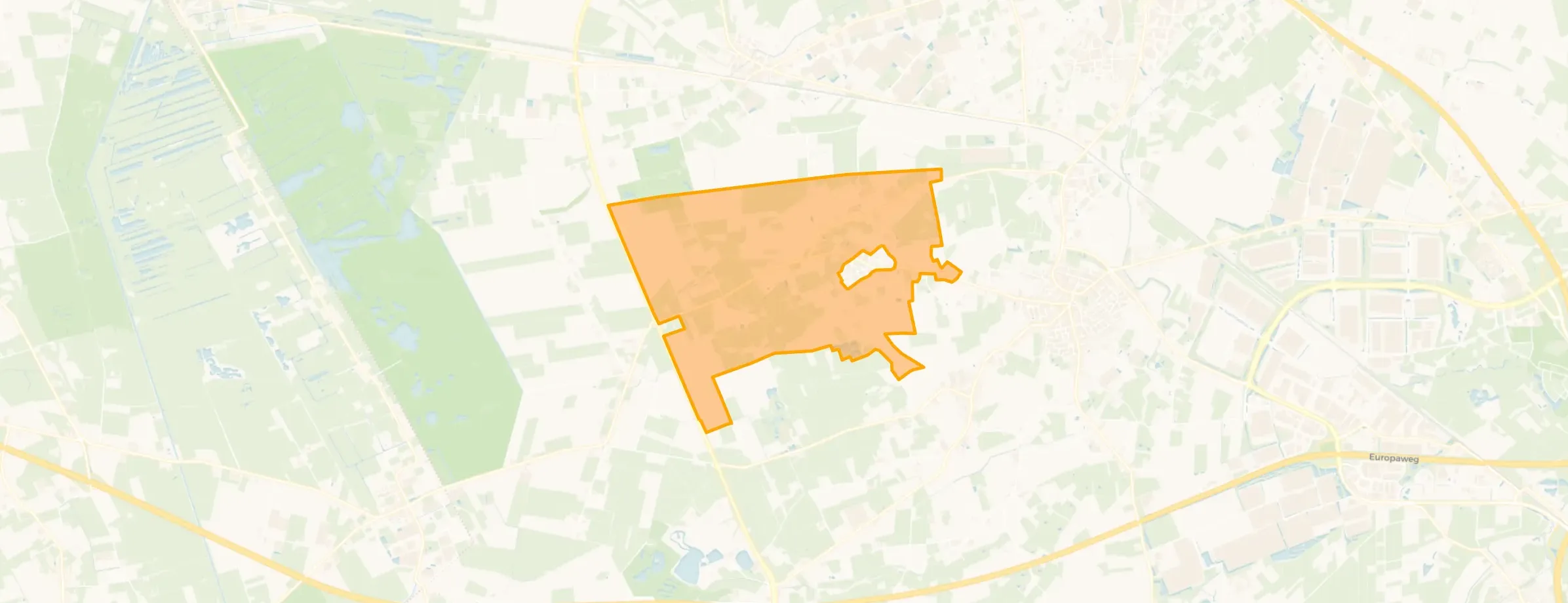 Kaart van Verspreide huizen Kronenberg