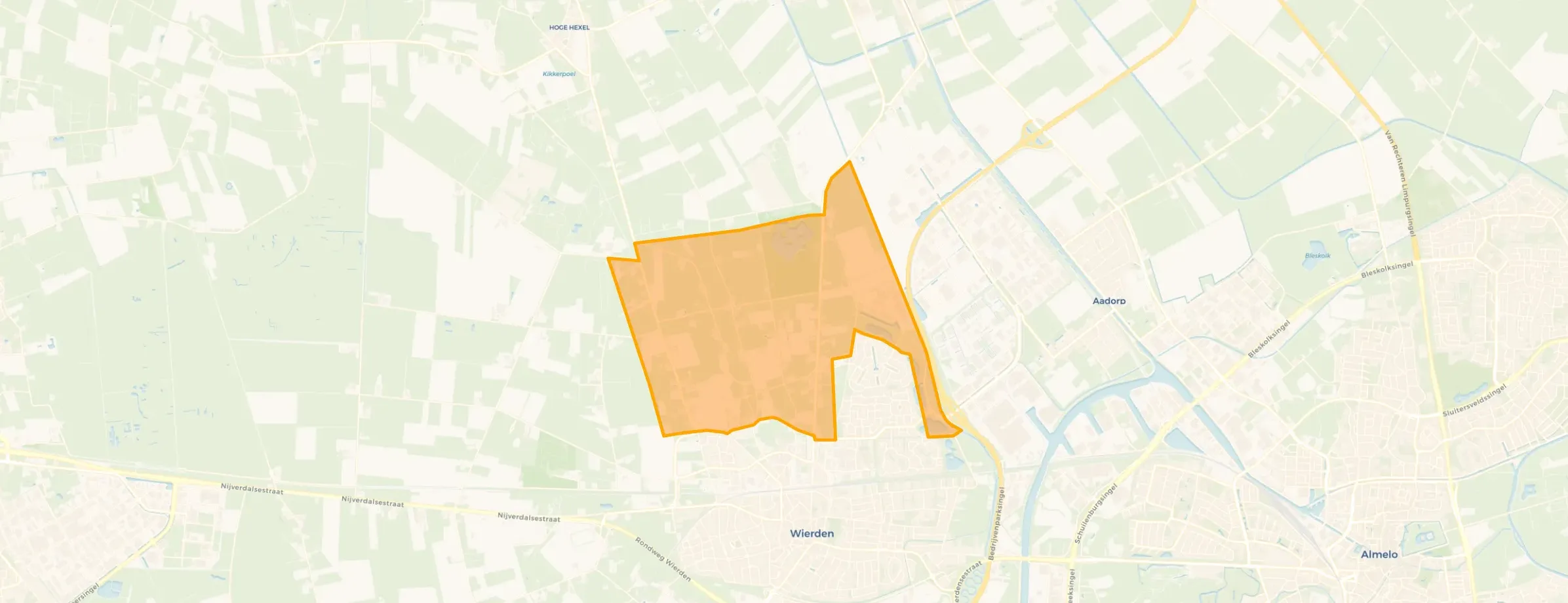 Verspreide huizen Lage Egge en omgeving