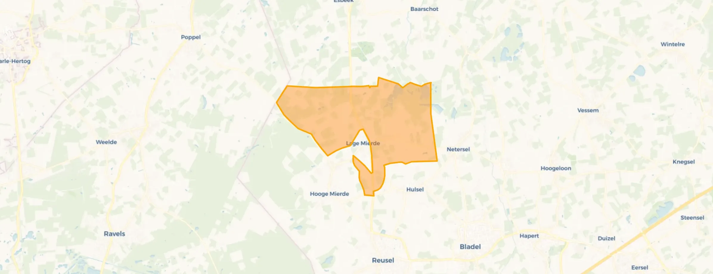 Buurt Verspreide huizen Lage Mierde, Lage Mierde
