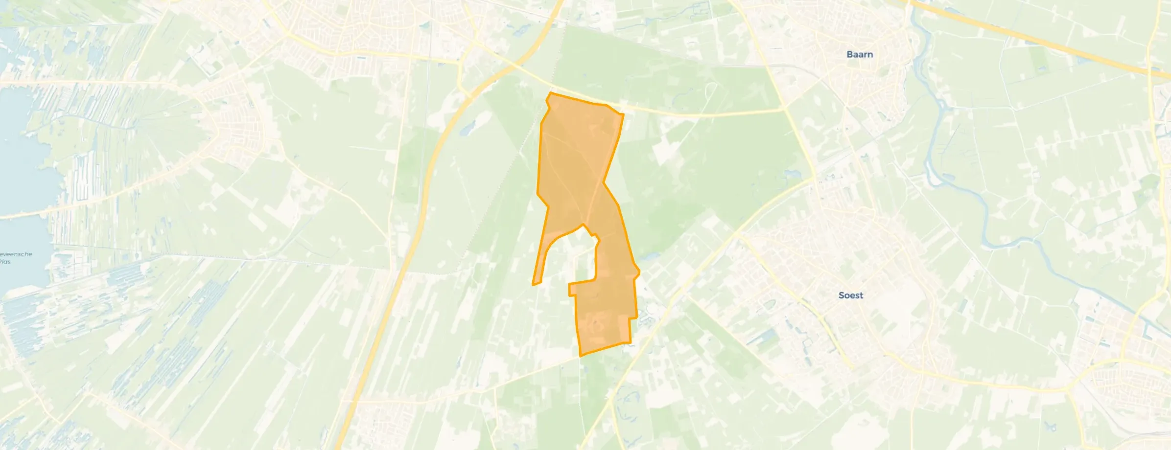 Verspreide huizen Lage Vuursche in Baarn