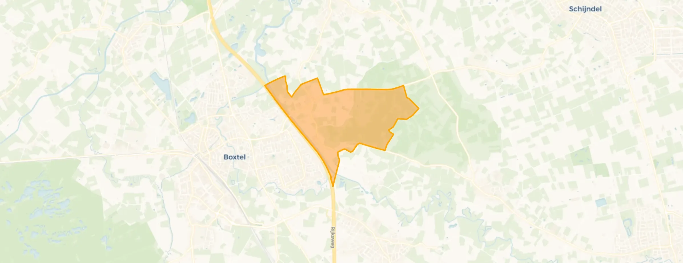 Kaart van Verspreide huizen Langenberg