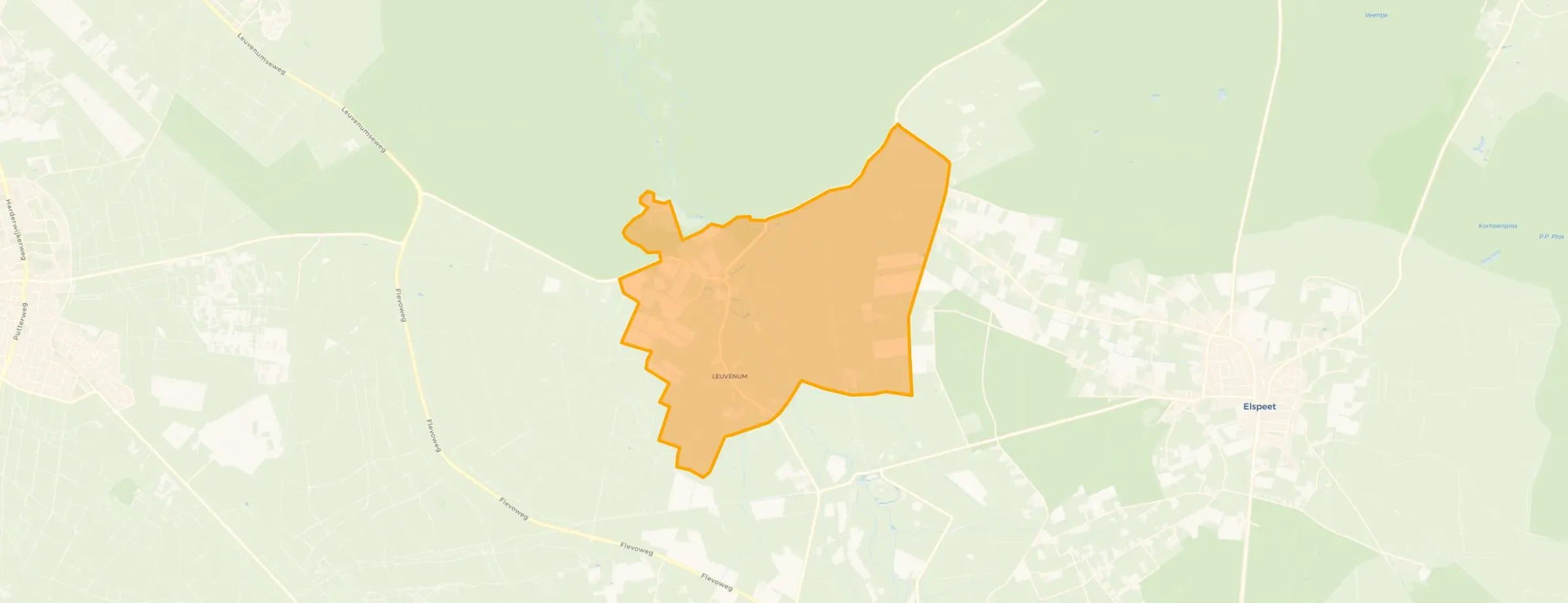 Verspreide huizen Leuvenum