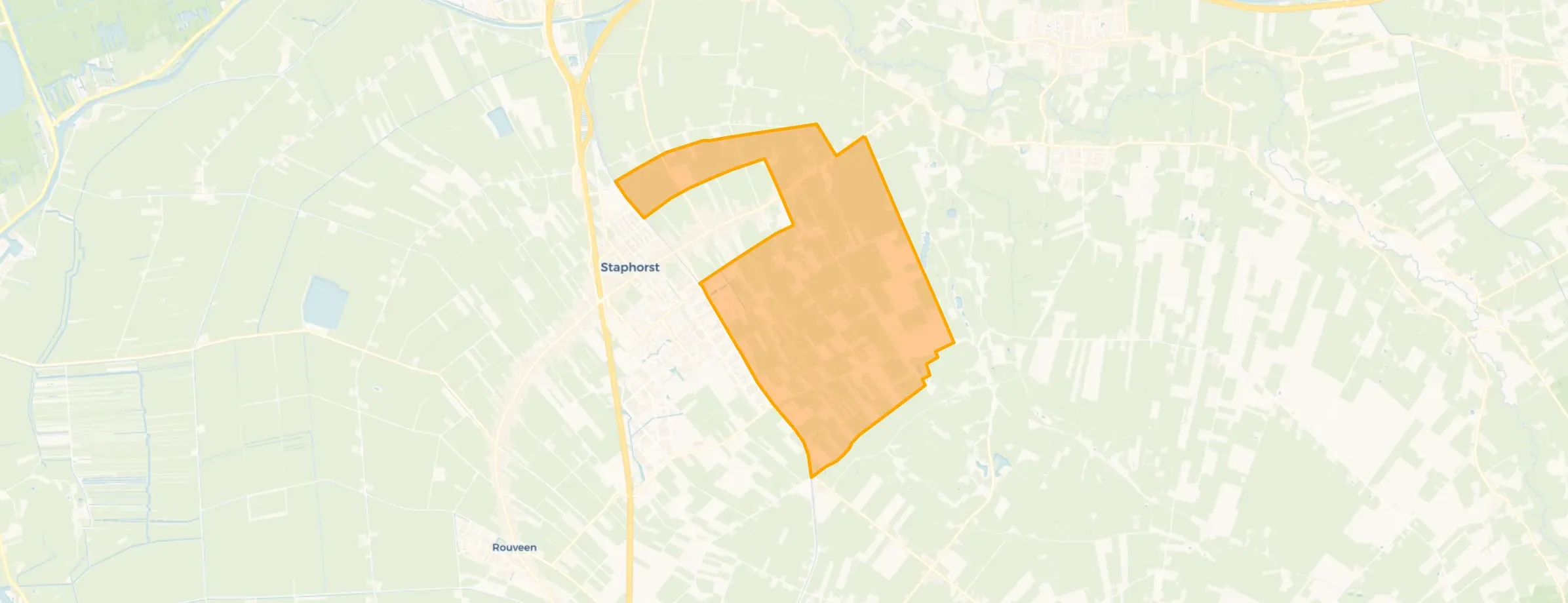 Kaart van Verspreide huizen Leyen