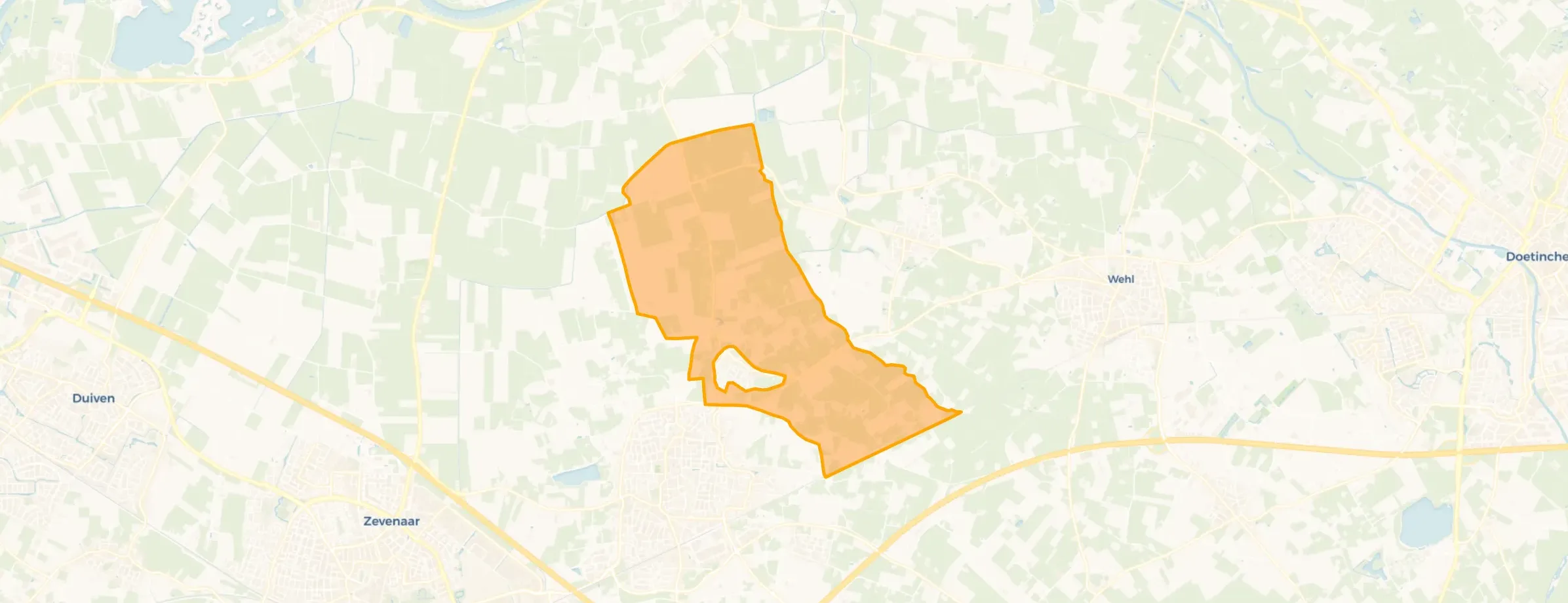 Kaart van Verspreide huizen Loil