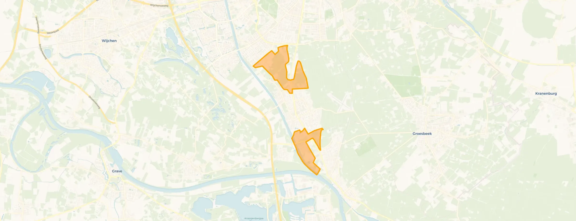 Buurt Verspreide huizen Malden, Malden