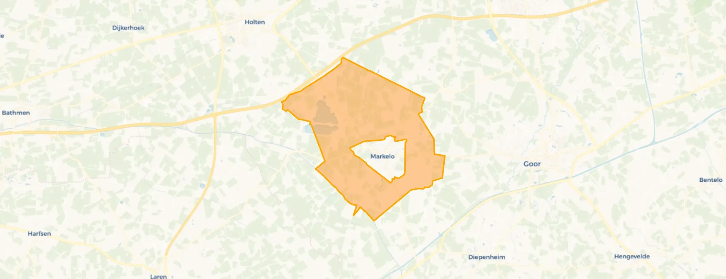 Buurt Verspreide huizen Markelo, Markelo