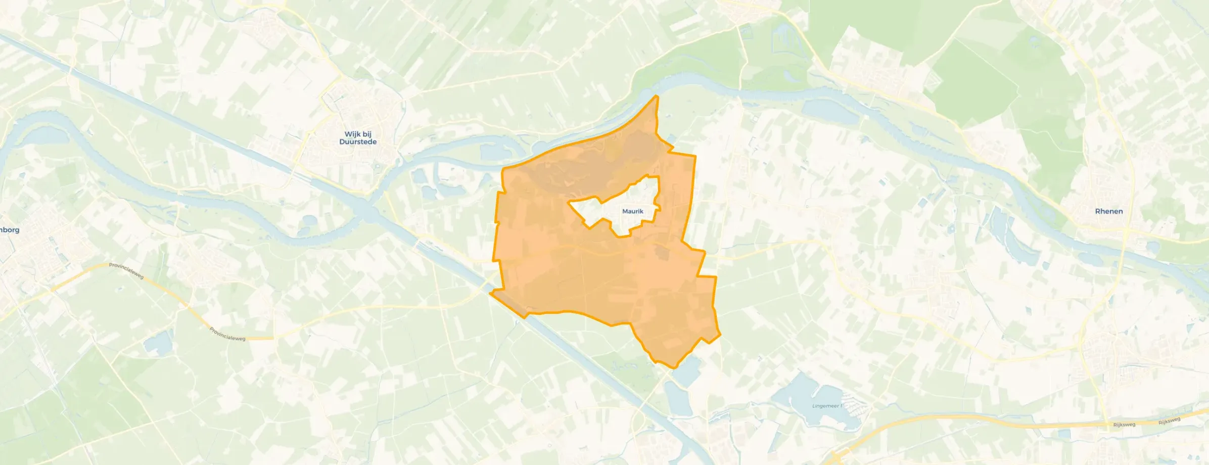 Buurt Verspreide huizen Maurik, Maurik
