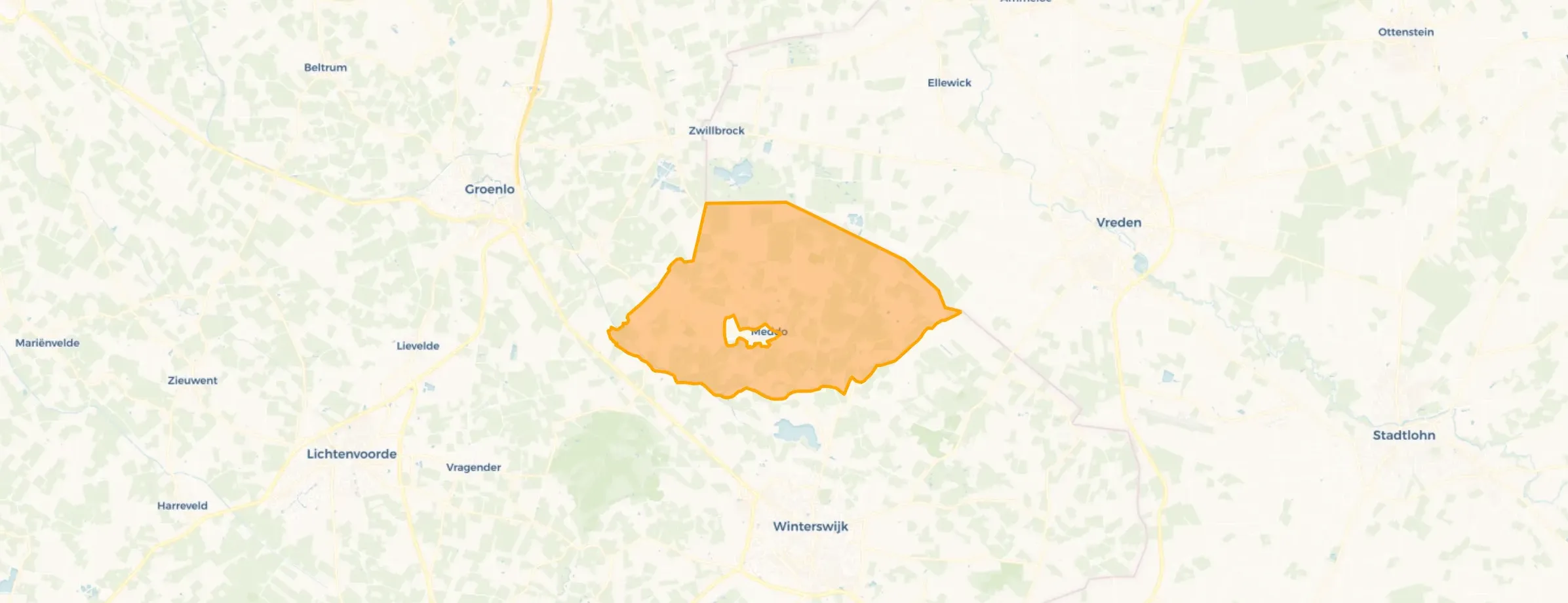Buurt Verspreide huizen Meddo, Winterswijk Meddo