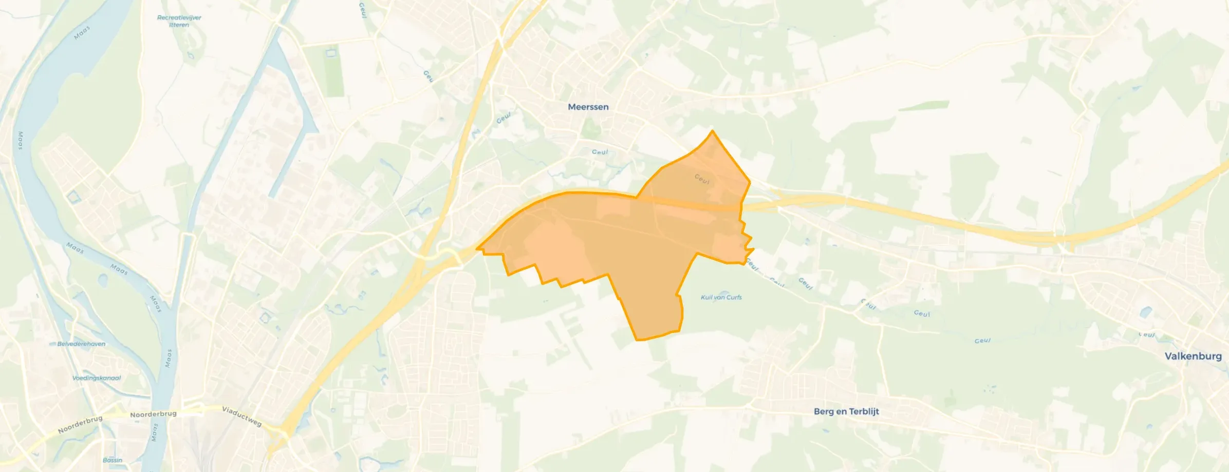 Kaart van Verspreide huizen