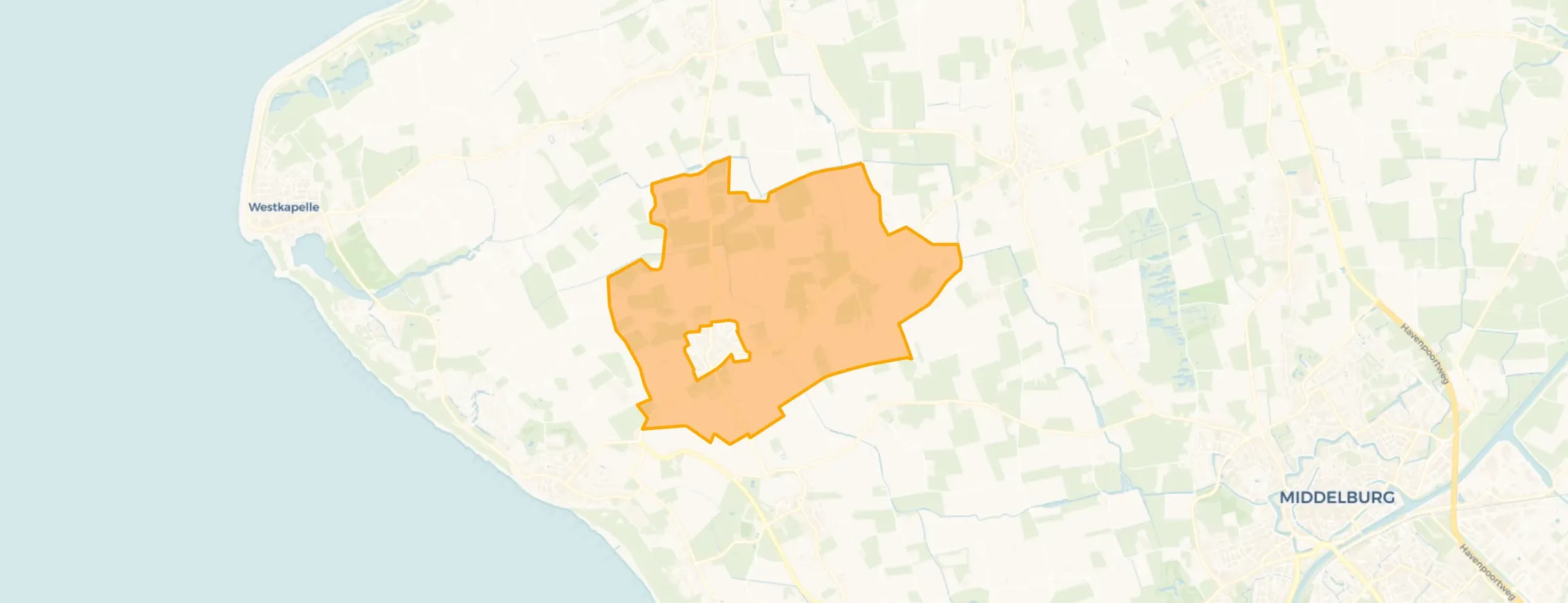Buurt Verspreide huizen Meliskerke, Meliskerke