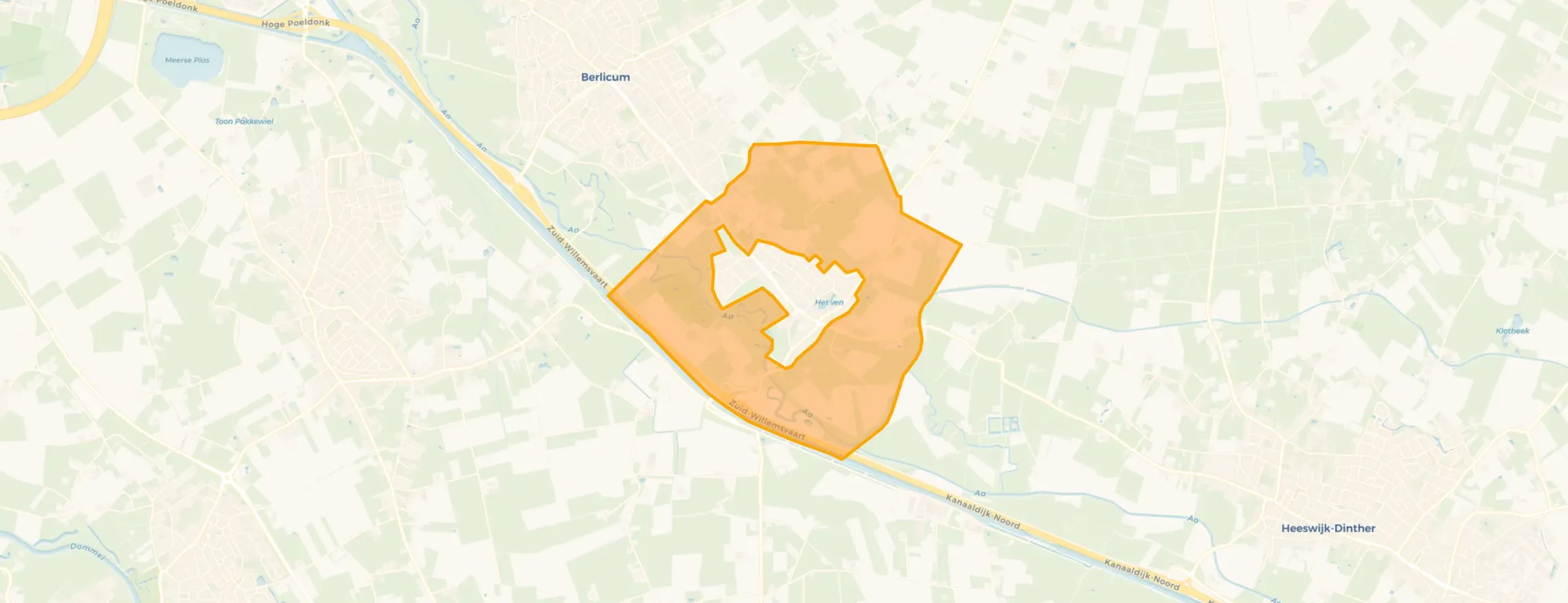 Buurt Verspreide huizen Middelrode, Berlicum
