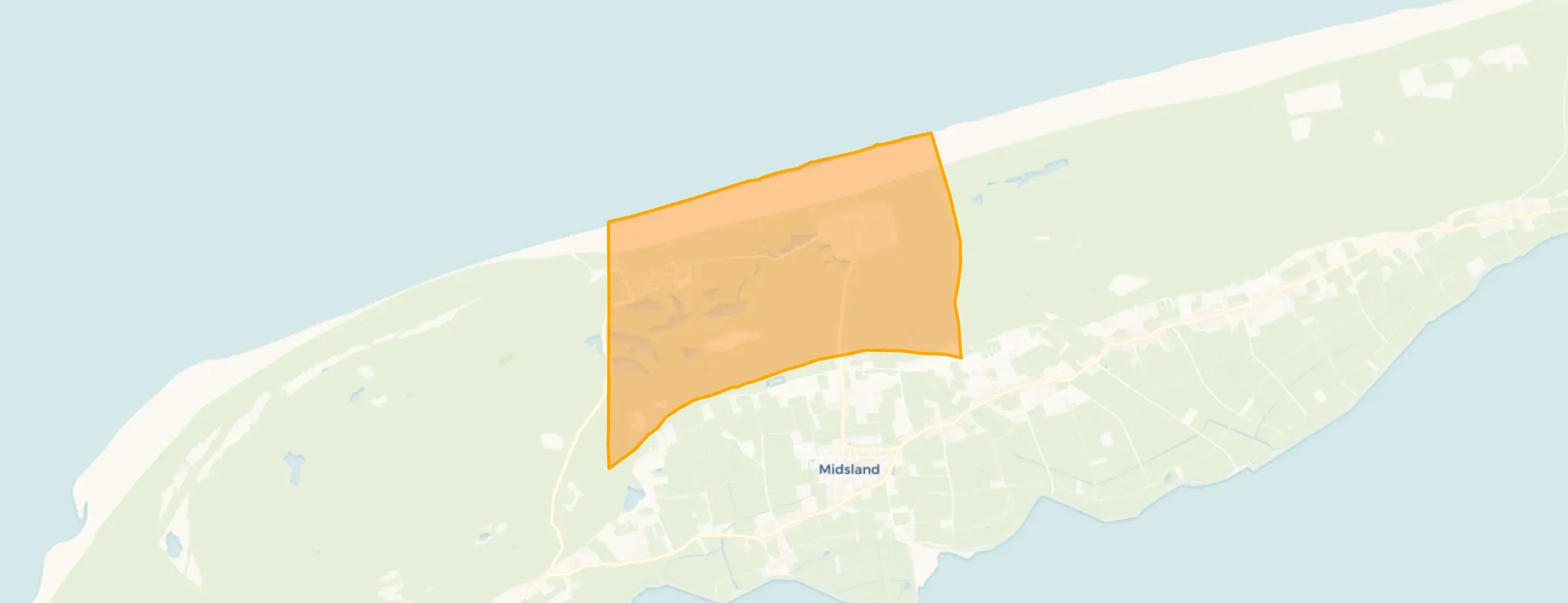 Buurt Verspreide huizen Midsland-Noord, West-Terschelling
