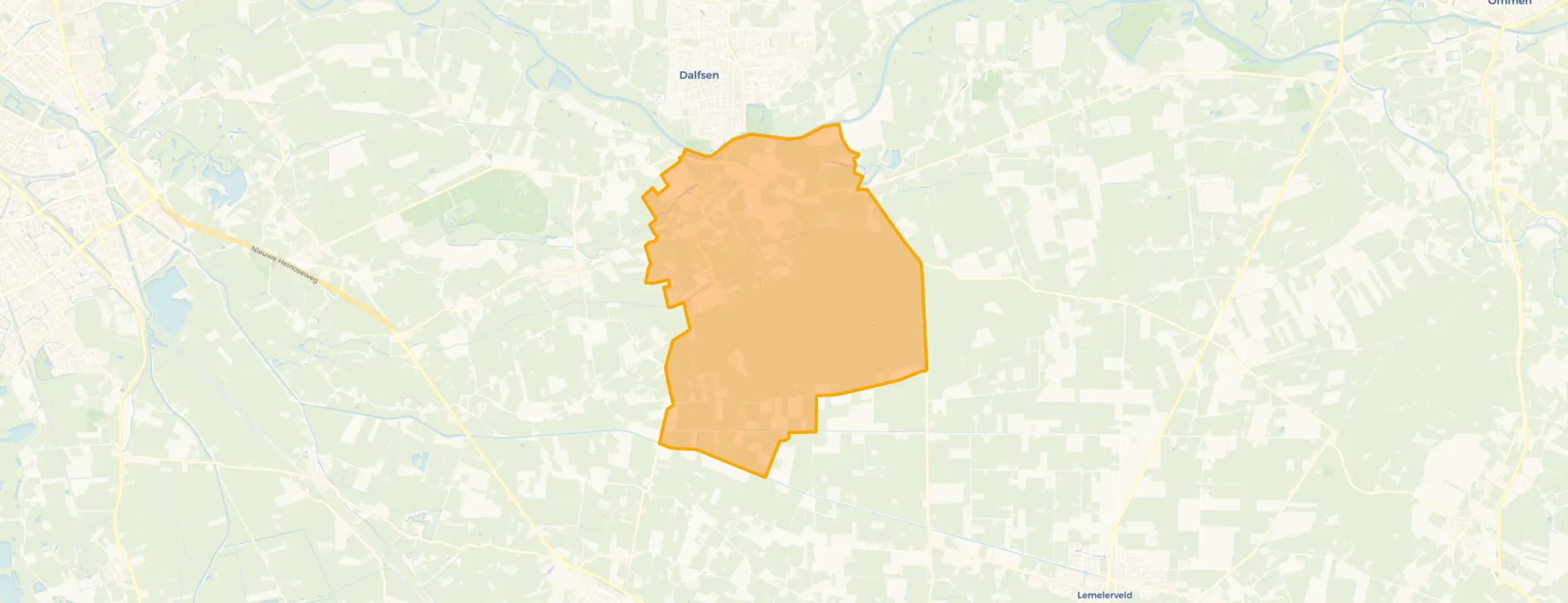 Verspreide huizen Millingen