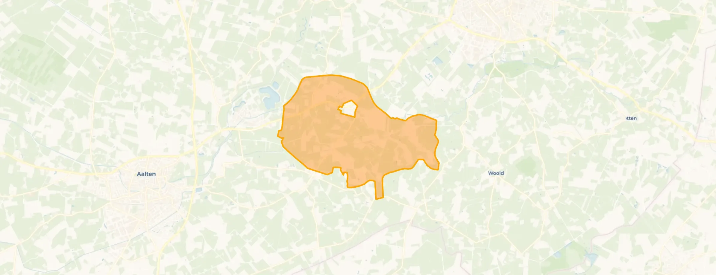 Verspreide huizen Miste