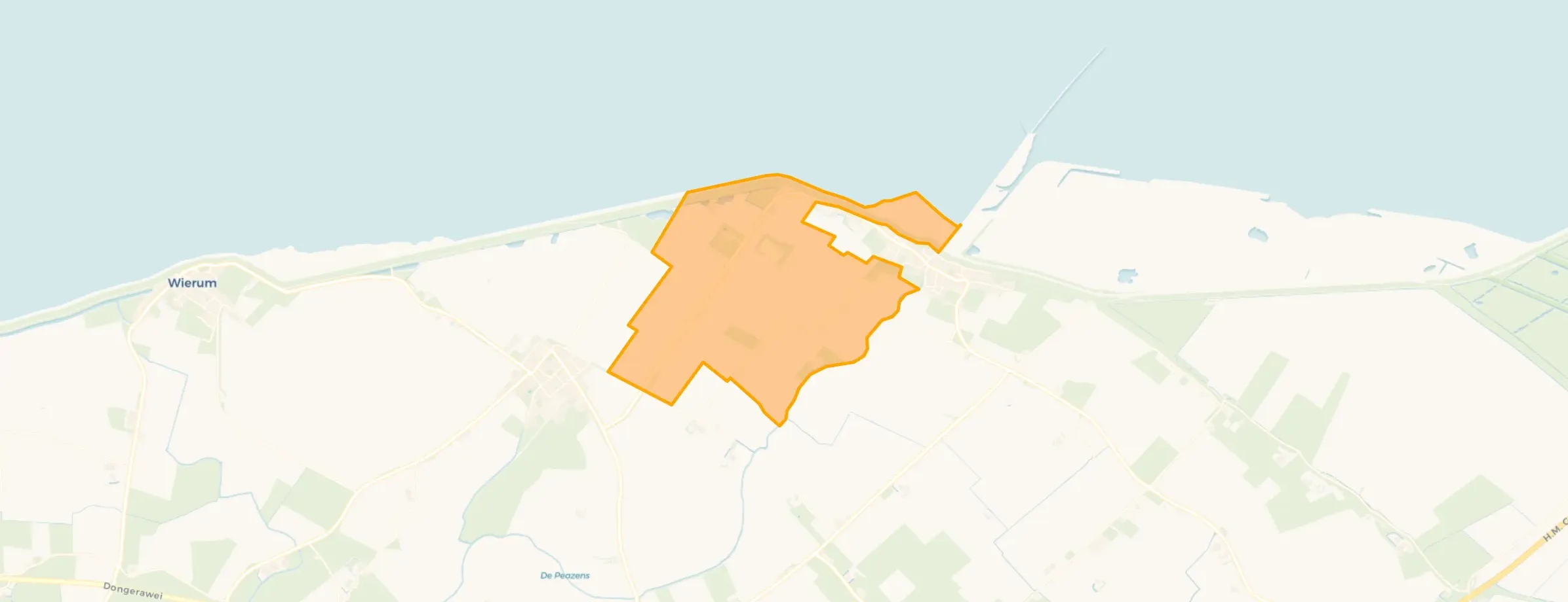 Verspreide huizen Moddergat