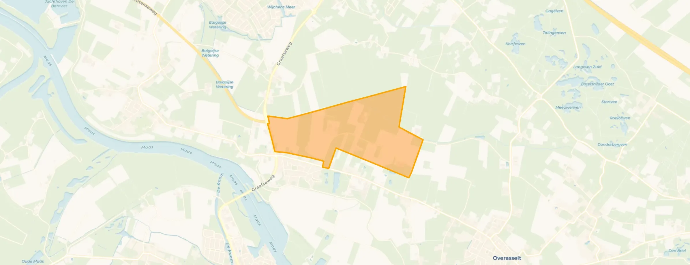 Verspreide huizen Nederasseltse Broek