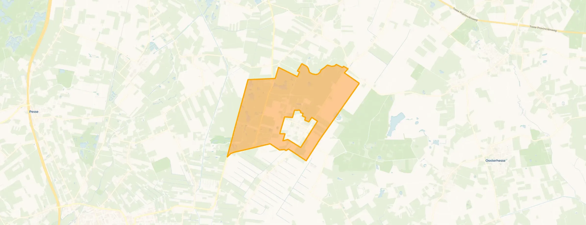 Verspreide huizen Nieuw-Balinge