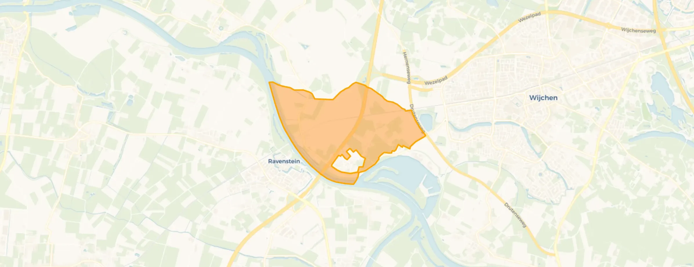 Kaart van Verspreide huizen Niftrik