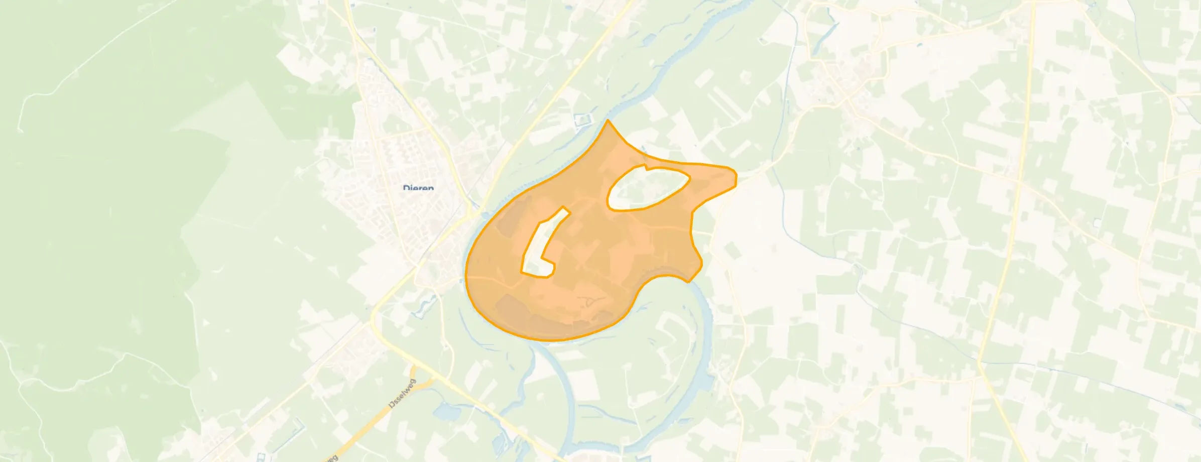 Buurt Verspreide huizen Olburgen en Rha, Olburgen