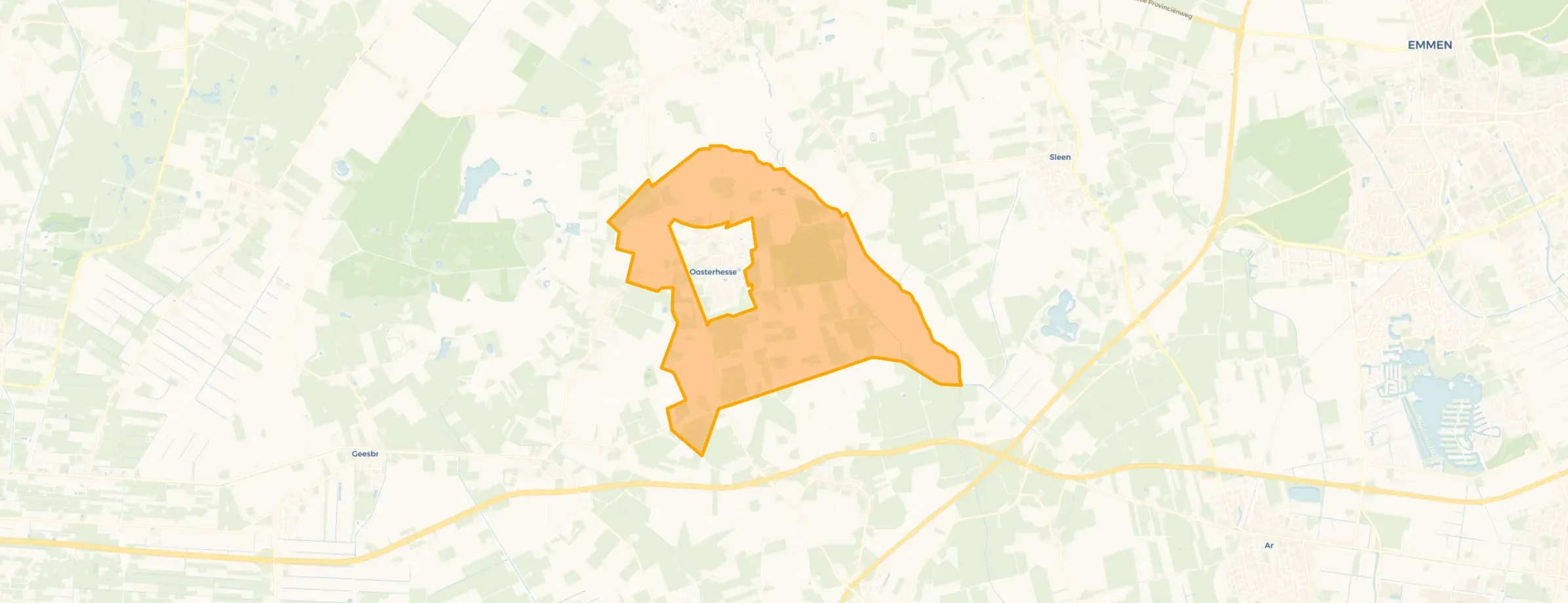 Verspreide huizen Oosterhesselen