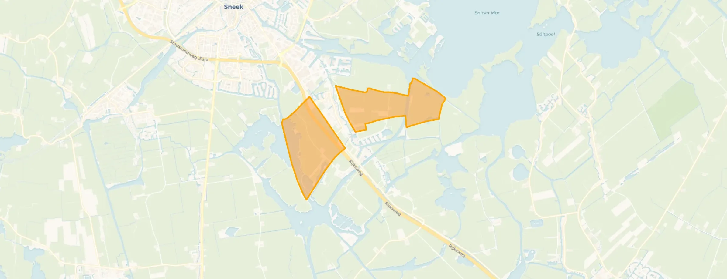 Kaart van Verspreide huizen Oppenhuizen
