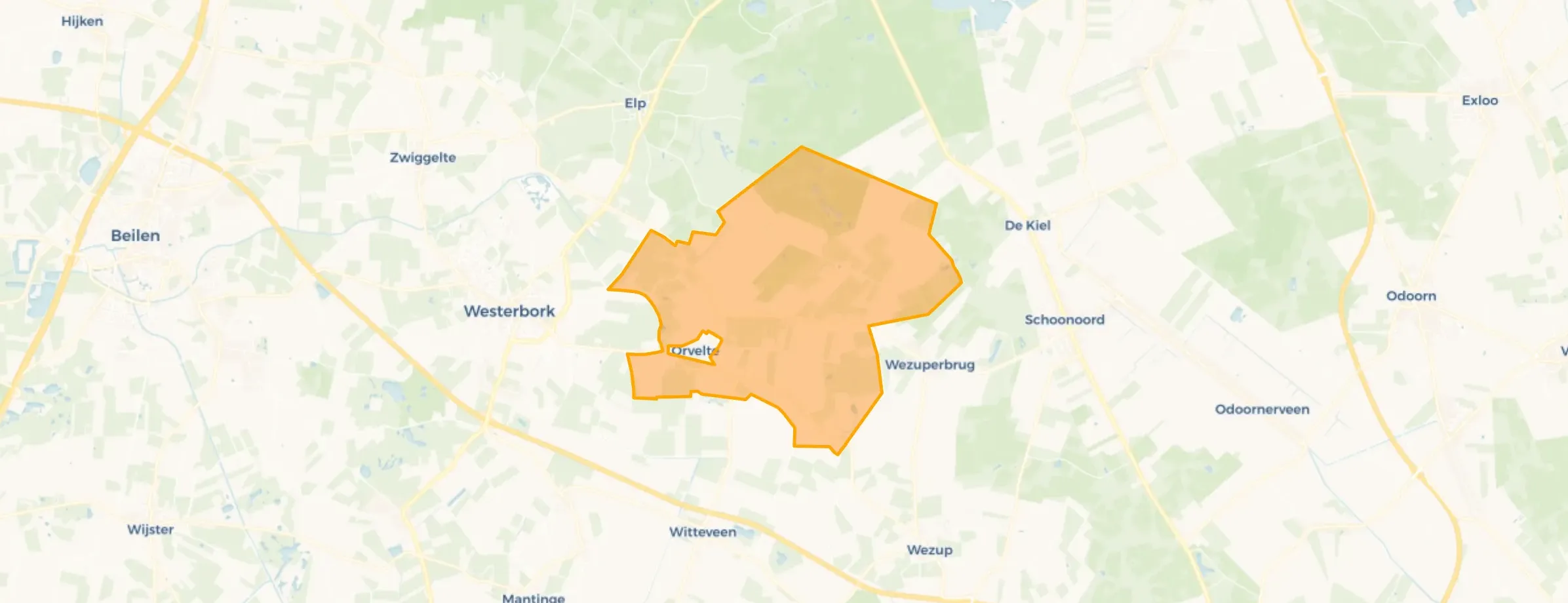 Verspreide huizen Orvelte