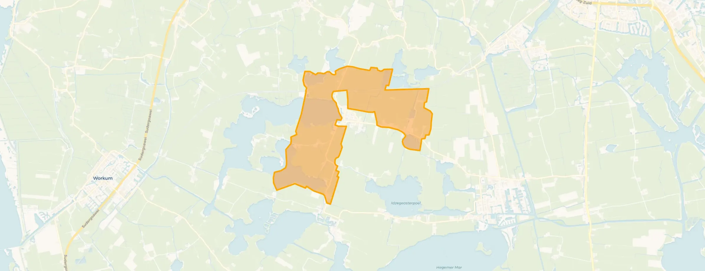 Verspreide huizen Oudega