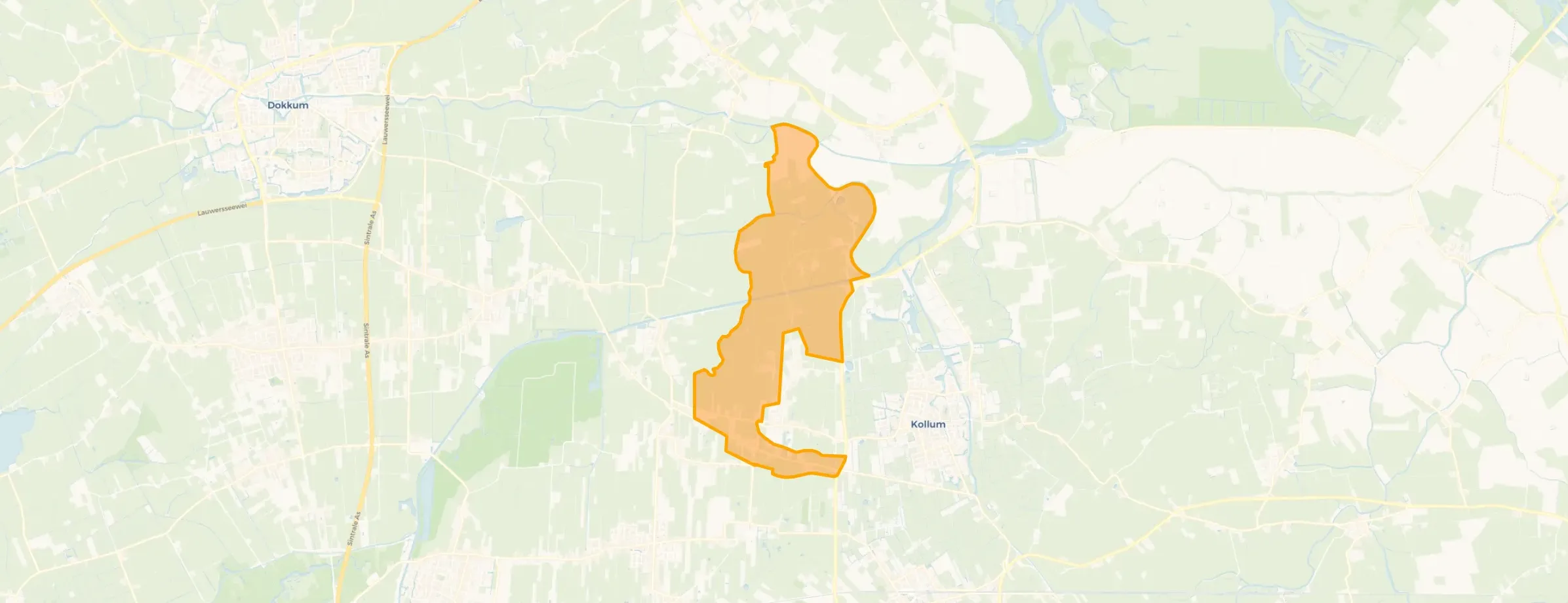 Verspreide huizen Oudwoude