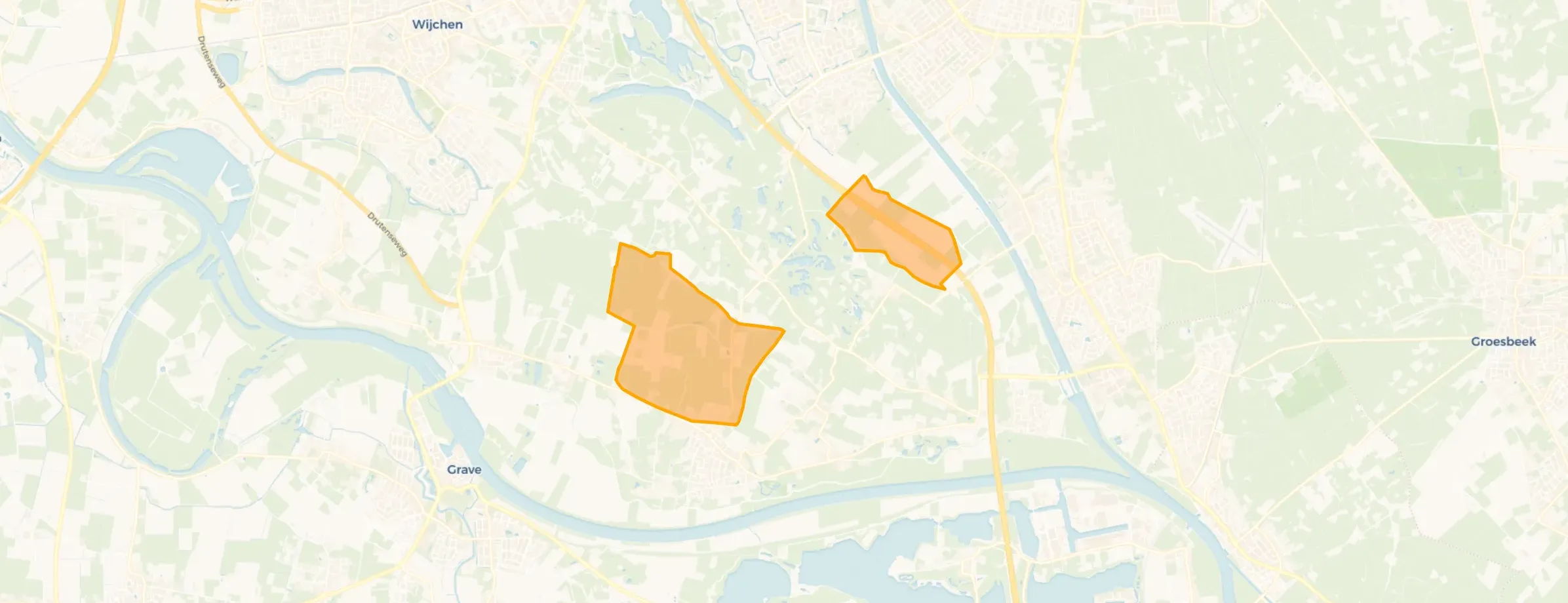 Verspreide huizen Overasseltse Broek