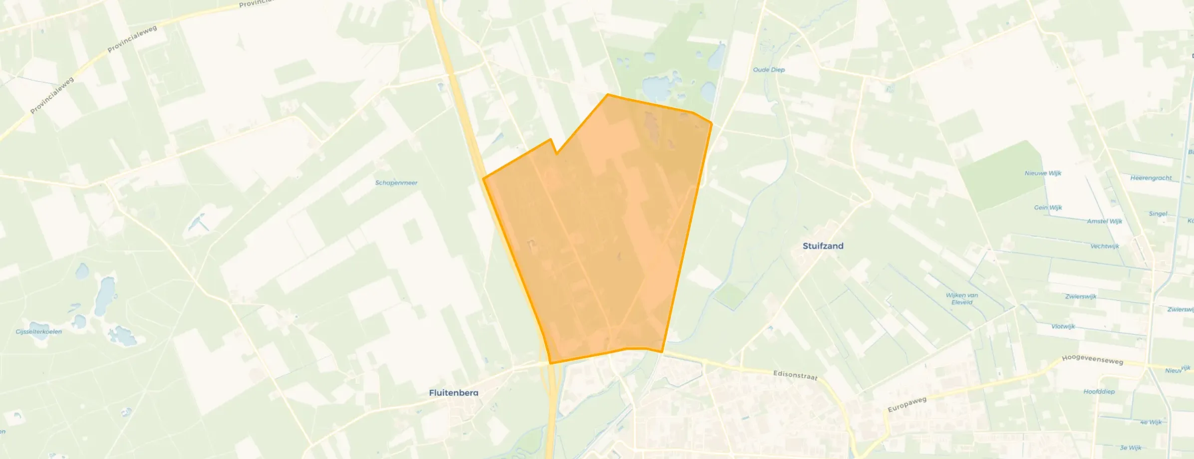 Buurt Verspreide huizen Pesse-Zuid, Fluitenberg