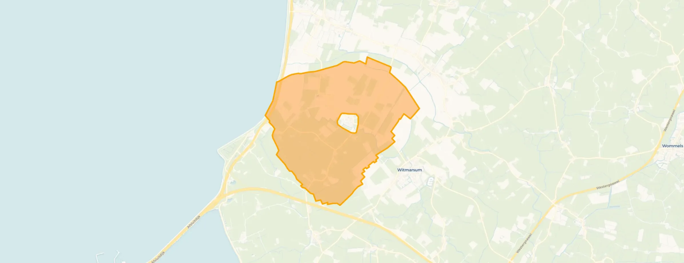 Verspreide huizen Pingjum
